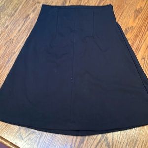 Elegant Black A-Line‎ Skirt